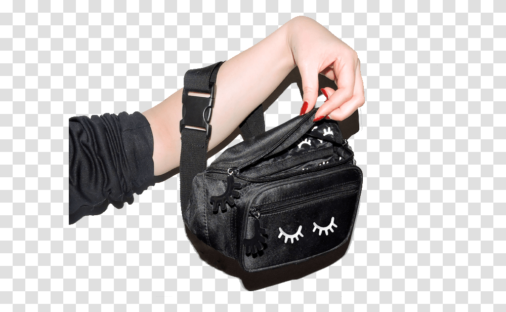 Eyelash Fanny Bag Bag Lashes Fanny Pack, Person, Human, Accessories, Accessory Transparent Png