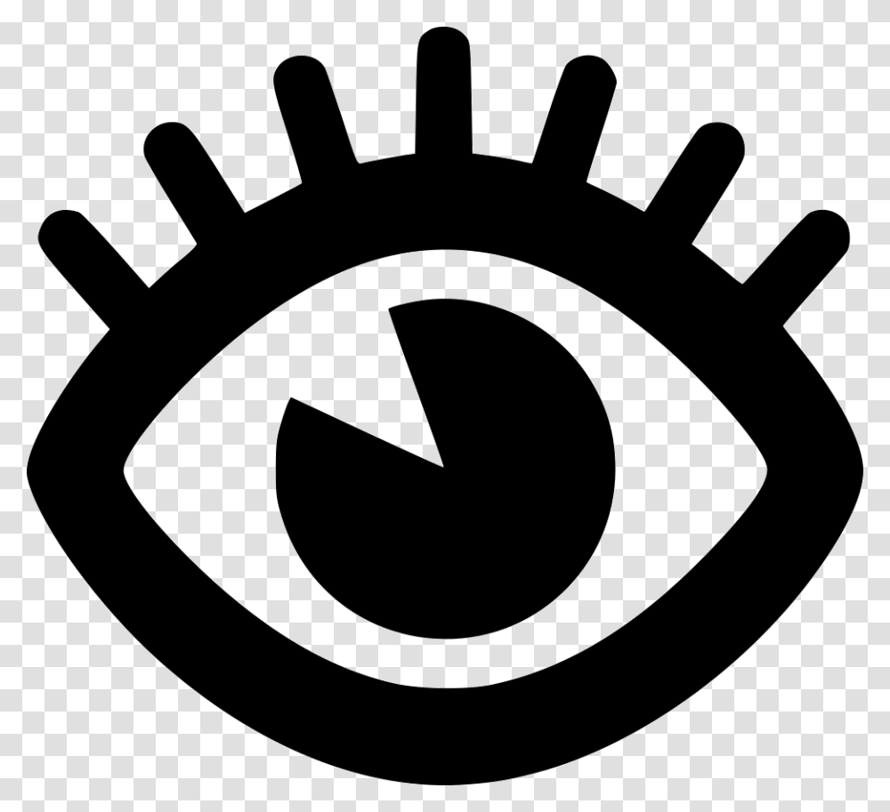 Eyelash Icon Free Download, Stencil, Cross, Machine Transparent Png