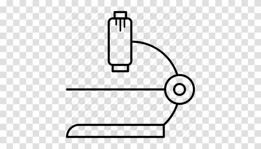 Eyepiece Laboratory Magnifier Microscope Science Icon, Rug, Weapon, Cylinder Transparent Png