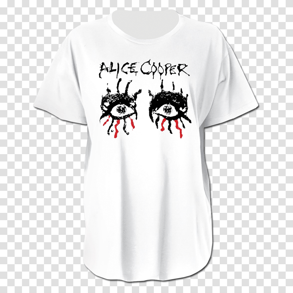 Eyes Alice Cooper T Shirt, Apparel, T-Shirt, Sleeve Transparent Png