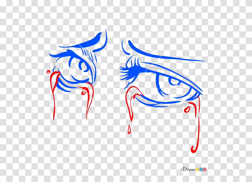 Eyes Cartoon Cartoon Crying Eyes Drawing, Bow, Light Transparent Png