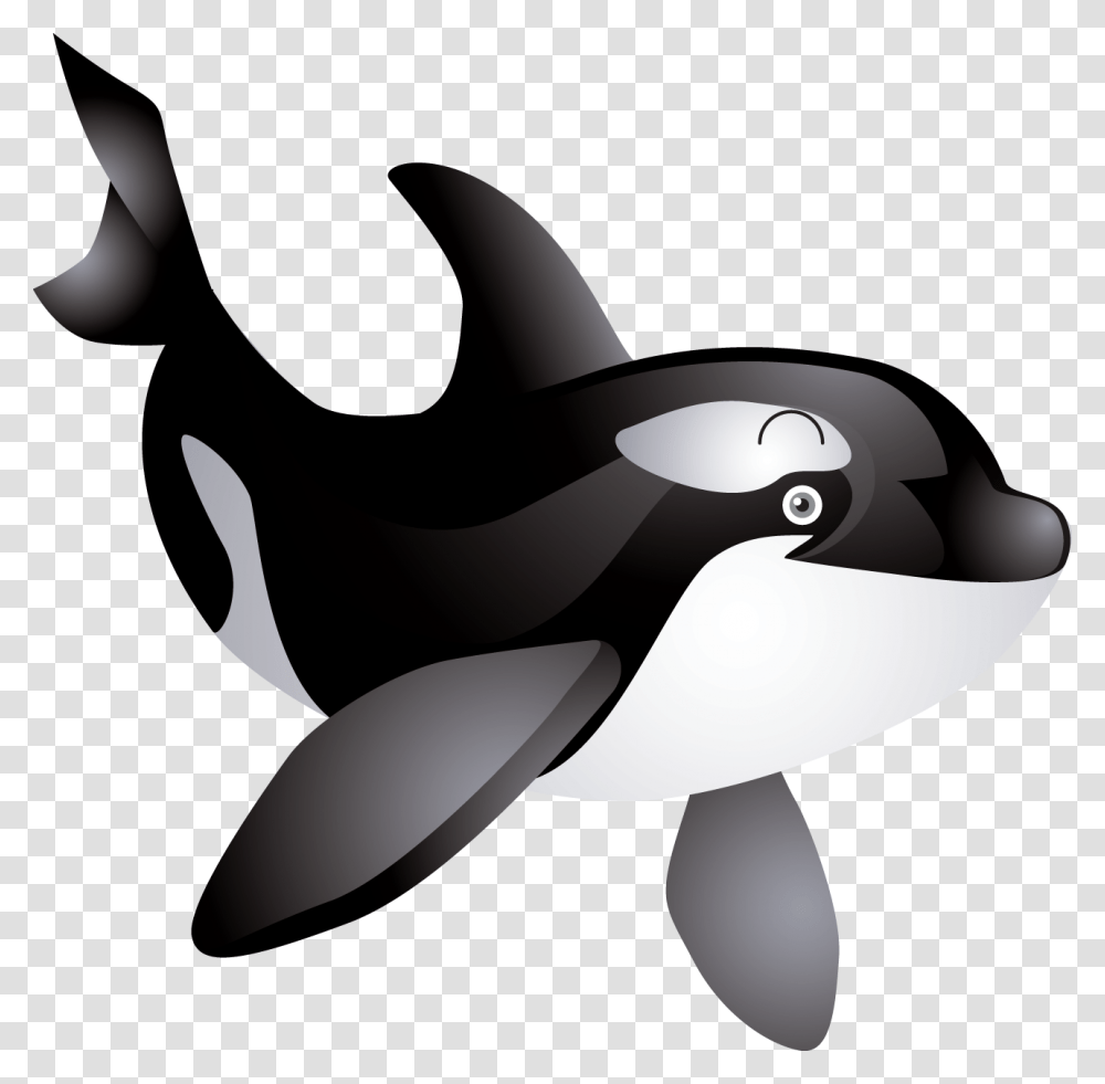 Eyes Clipart Whale Free Killer Whale Clip Art, Orca, Mammal, Sea Life, Animal Transparent Png