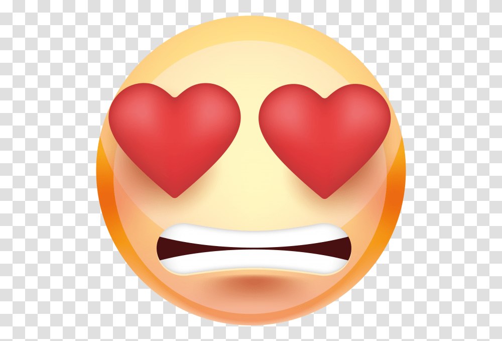Eyes Emoji Love Emoji Cartoon, Heart, Face, Label, Text Transparent Png