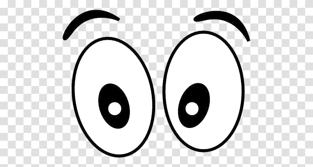Eyes Eye Black And White Clip Art Cartoon Cliparts Clip Art Eyes Black And White, Number Transparent Png