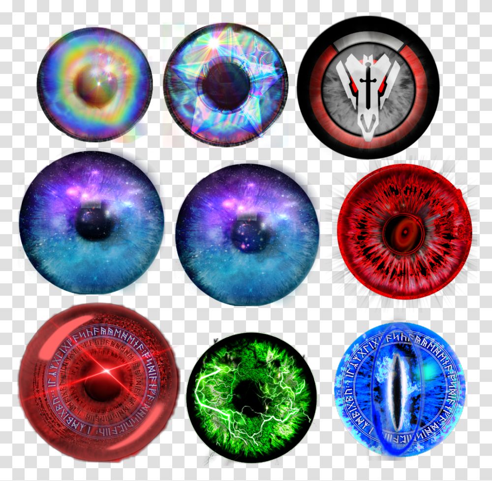 Eyes Eye Galaxy Demon Holo Holographic Red Blue Portable Network Graphics, Sphere, Clock Tower, Architecture, Building Transparent Png