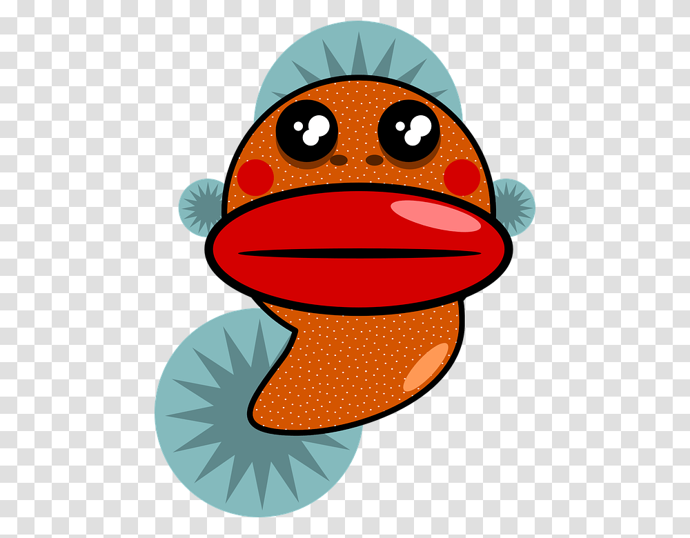 Eyes Face Lips Big Eye Big Lip Fish, Plush, Toy, Outdoors, Mountain Transparent Png