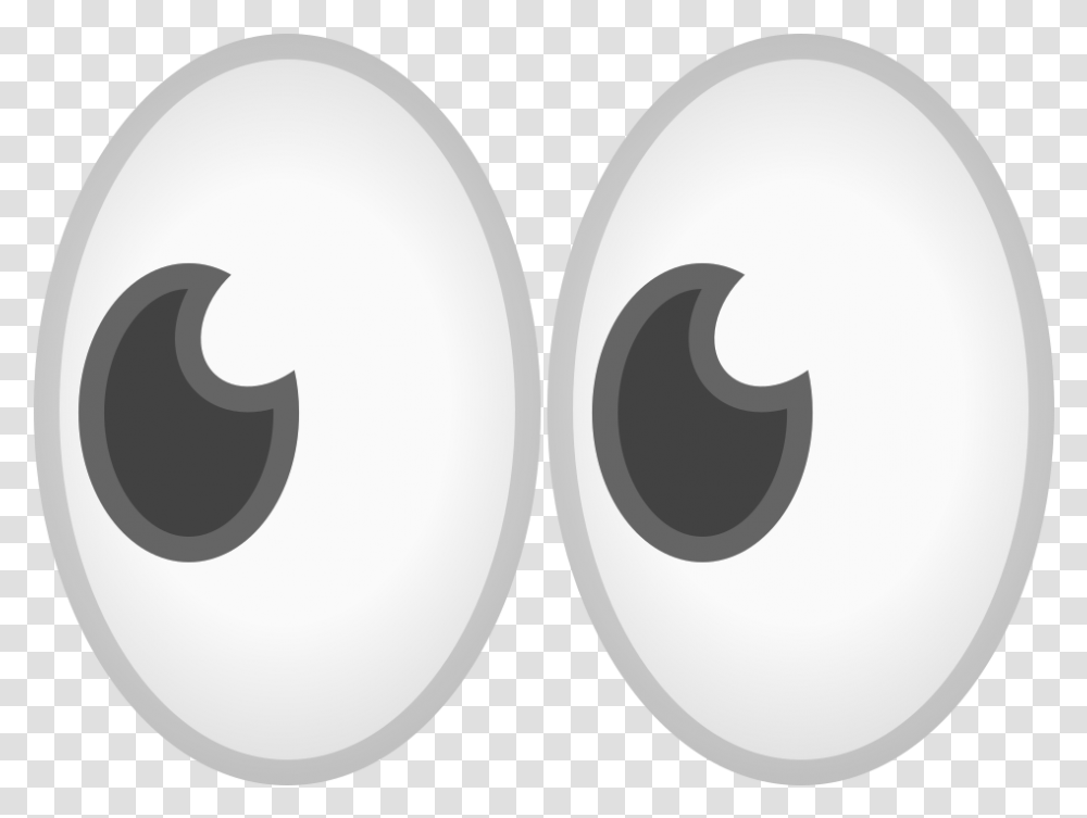 Eyes Icon Noto Emoji Clothing & Objects Iconset Google Significado De Emojis Ojos, Food, Egg, Text, Symbol Transparent Png