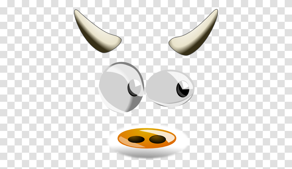 Eyes Nose Horns Clip Circle, Animal, Mammal Transparent Png