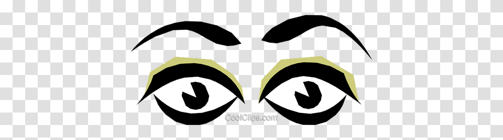 Eyes Royalty Free Vector Clip Art Illustration, Pillow, Cushion, Mask, Face Transparent Png