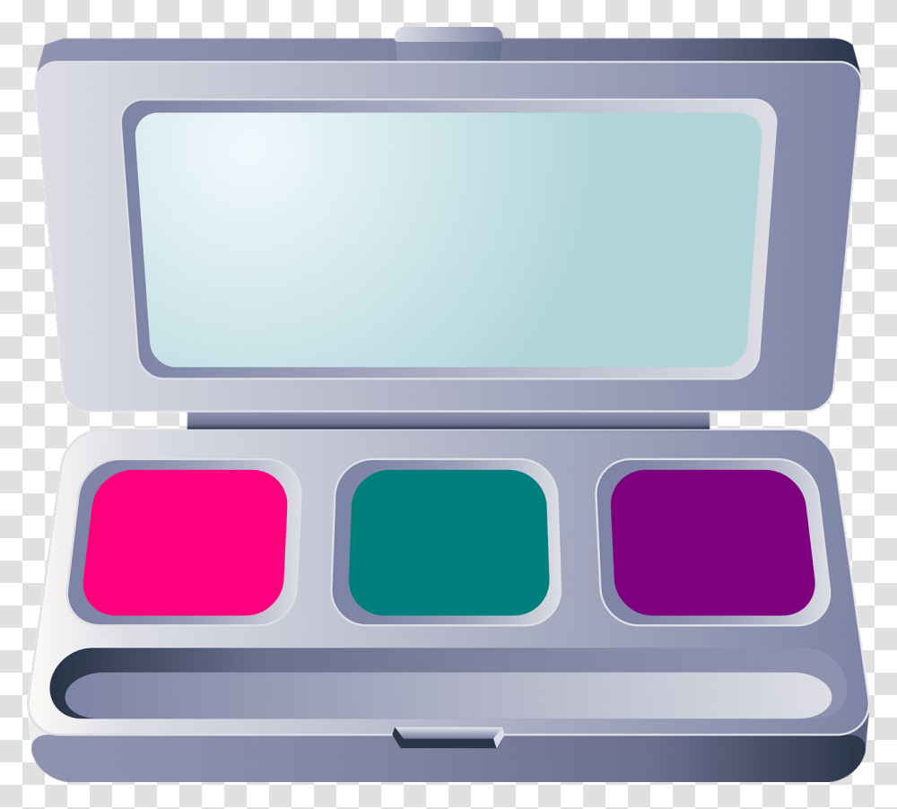 Eyeshadow Clipart, Palette, Paint Container, White Board, Cushion Transparent Png