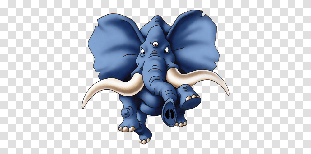 Eyevory Tusk Tusk Cartoon 476x434 Clipart Download Trumpeter Dragon Warrior Monsters, Toy Transparent Png