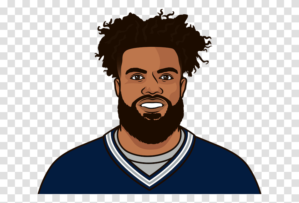 Ezekiel Elliott Has Carries For Yards And Has Scored, Face, Person, Human, Hair Transparent Png