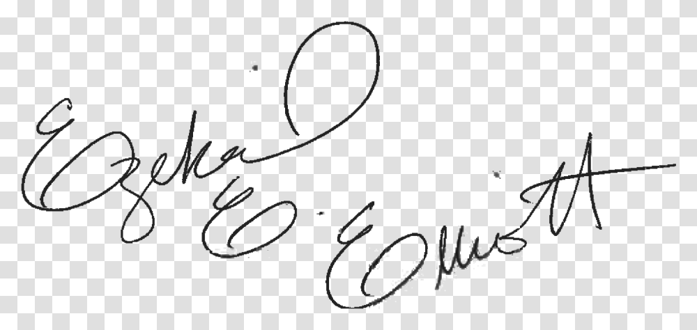 Ezekiel Elliott Line Art, Handwriting, Alphabet, Bow Transparent Png