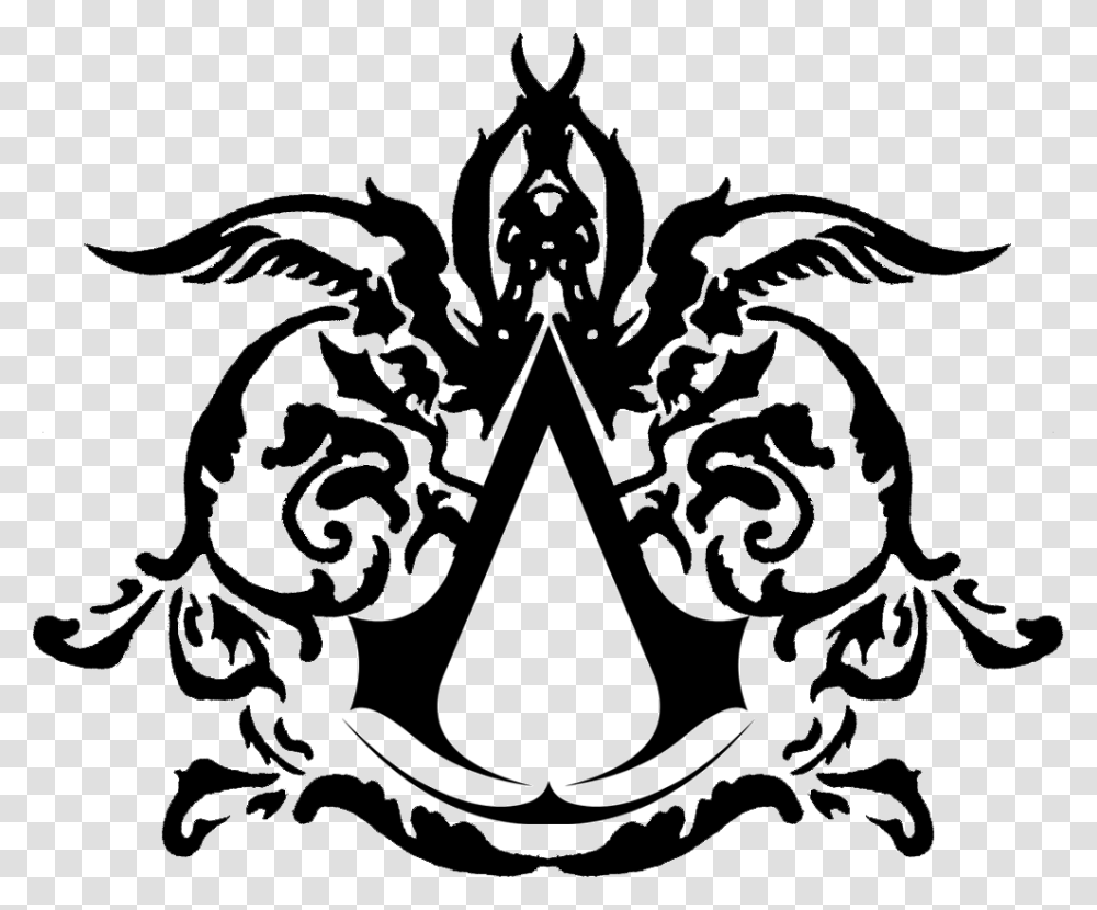 Ezio Assassins Creed Symbol, Stencil, Antelope, Wildlife, Mammal Transparent Png