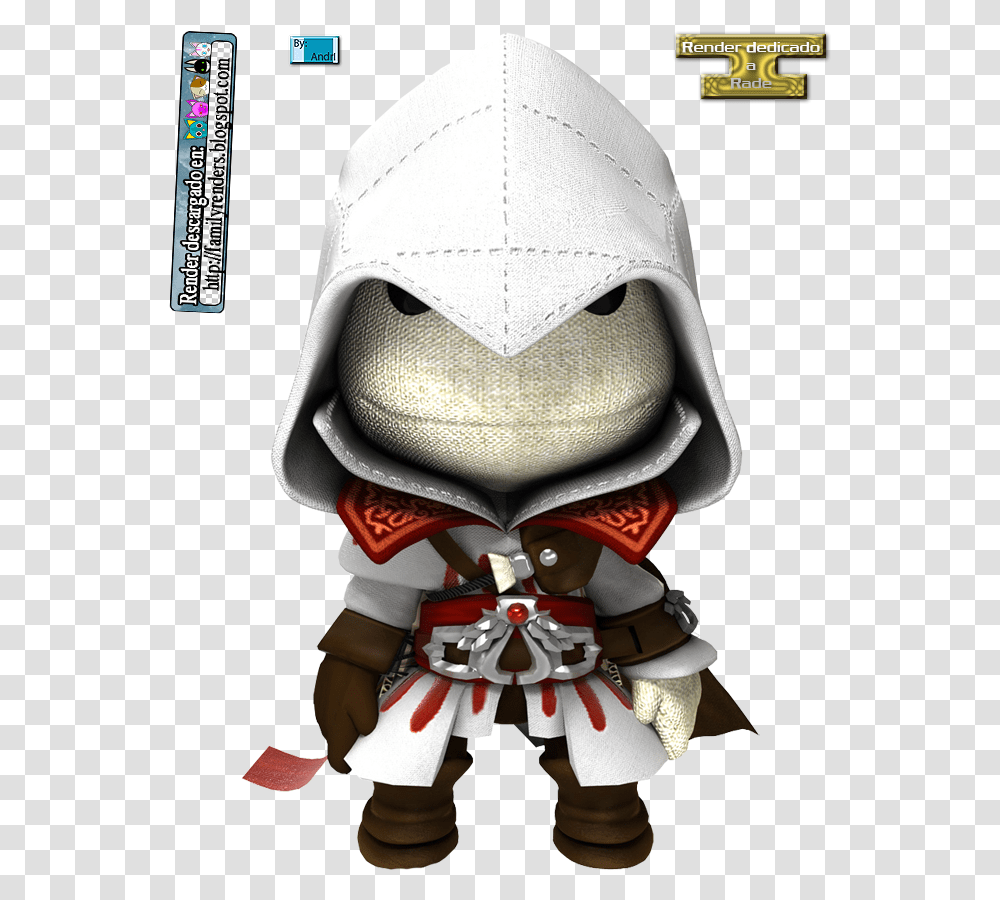 Ezio Little Big Planet, Helmet, Apparel, Person Transparent Png