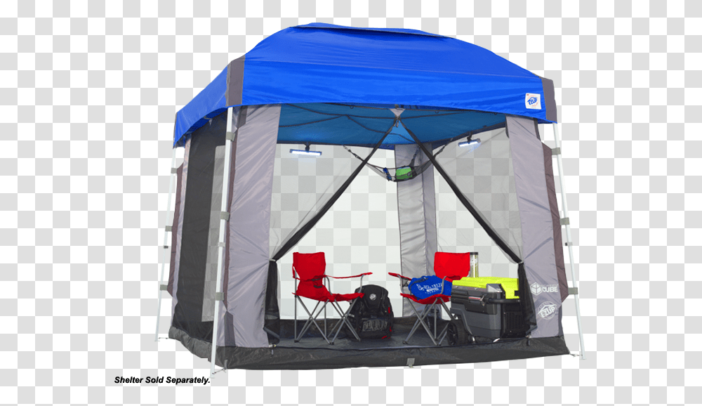 Ezup Screen Cube, Tent, Chair, Furniture, Camping Transparent Png