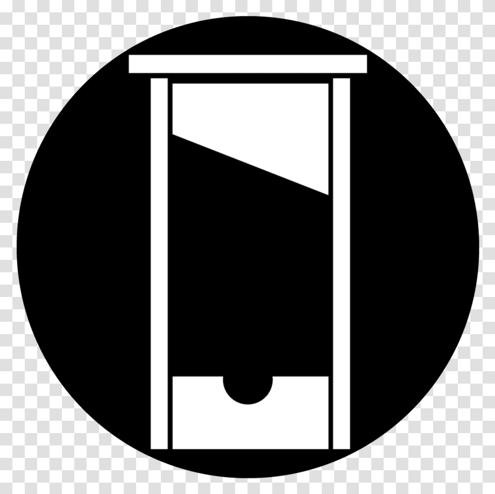 F Dole Guillotine Guillotine Black And White, Electronics, Stencil, Architecture, Building Transparent Png