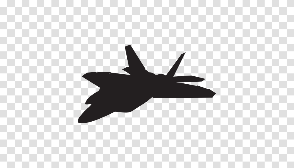 F Raptor Fighter Aircraft Silhouette, Vehicle, Transportation, Airplane, Shark Transparent Png
