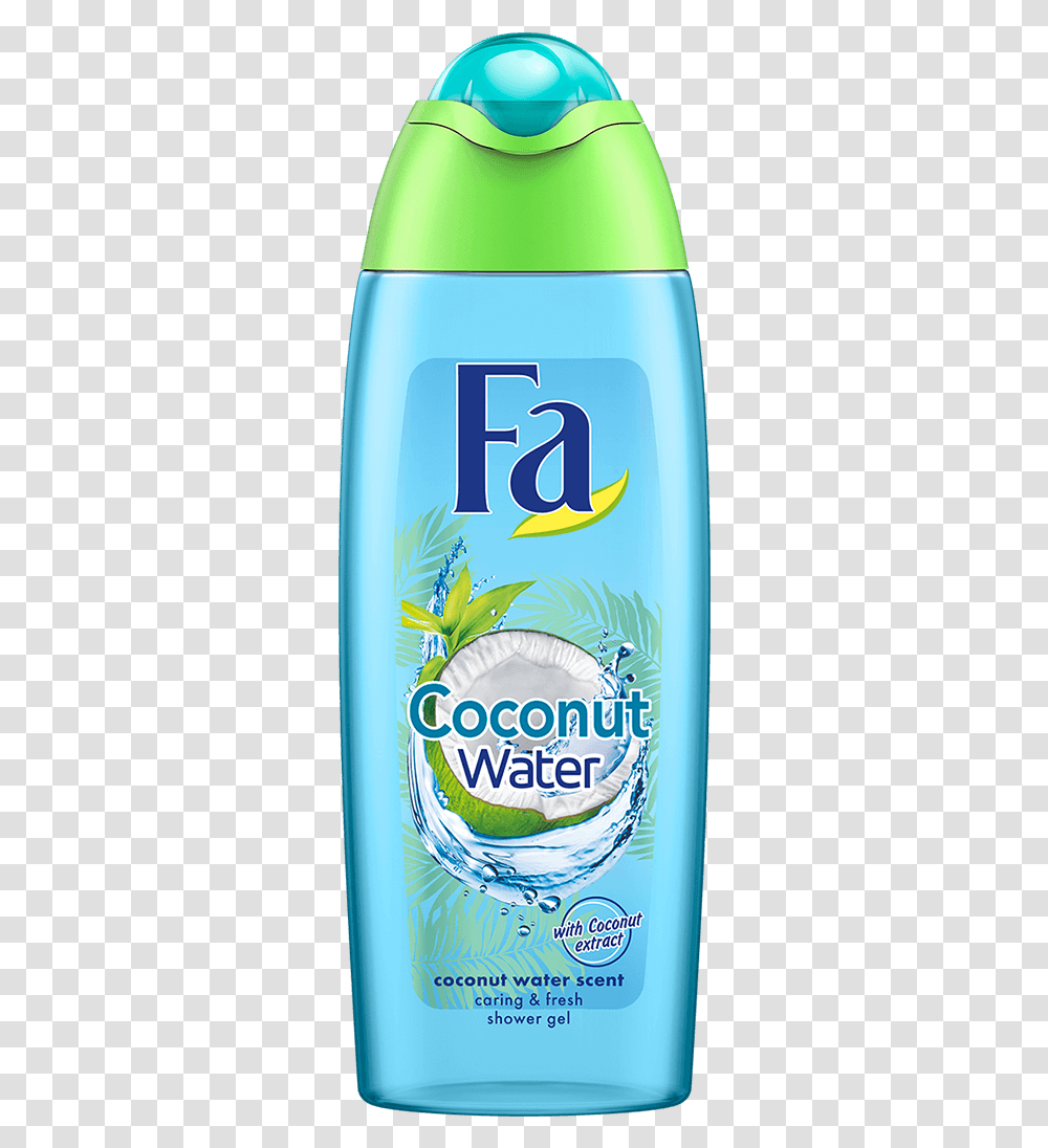 Fa Com Shower Gel Coconut Water Fa Coconut Water Shower Gel, Bottle, Shampoo, Beer, Alcohol Transparent Png