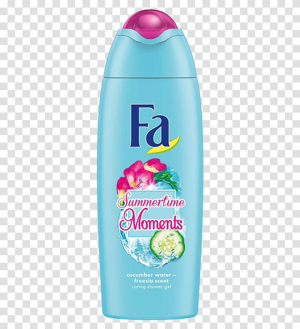 Fa Com Shower Gel Summertime Moments Fa Summertime Moments, Bottle, Shampoo, Purple, Tin Transparent Png