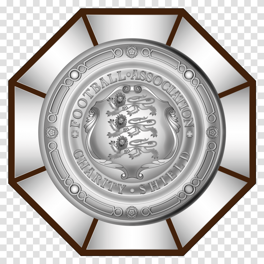 Fa Community Shield Wikipedia Shield Designs Blank Fa Community Shield Pokal, Coin, Money, Clock Tower, Architecture Transparent Png