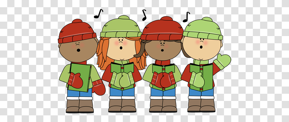 Fa Lalalala Kids Christmas Carolers Clipart, Toy, Doll, Elf Transparent Png