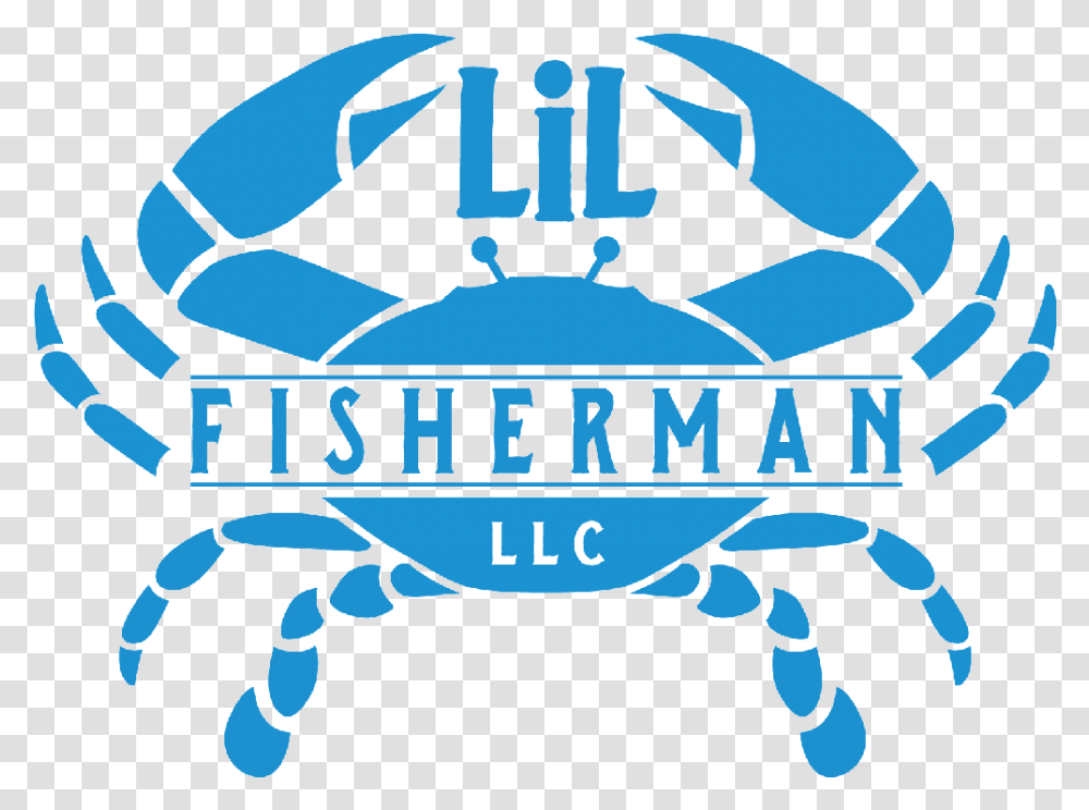 Fa Lil Fisherman Llc Crab Stamp, Logo, Trademark, Animal Transparent Png