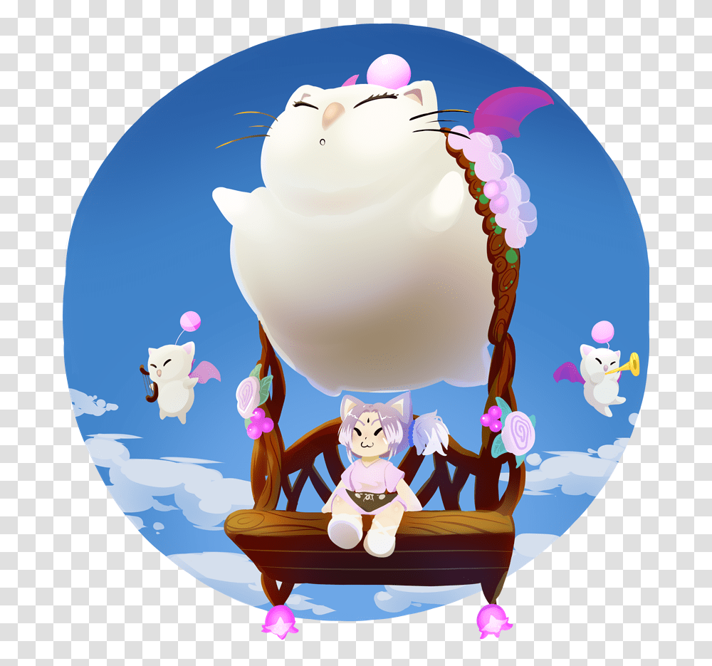 Faaaat Moogle, Birthday Cake, Dessert, Food Transparent Png