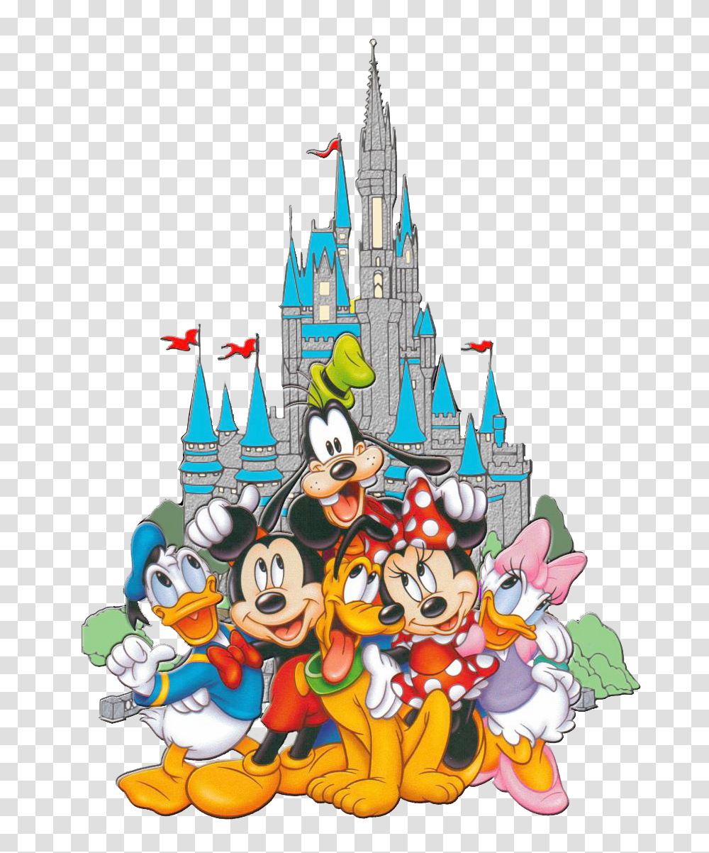 Fab Castle Mickey And Friends Disney Cartoon, Birthday Cake, Tree, Plant Transparent Png
