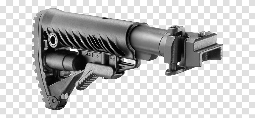 Fab Defense Ak47 Folding Stock, Gun, Weapon, Weaponry, Handgun Transparent Png