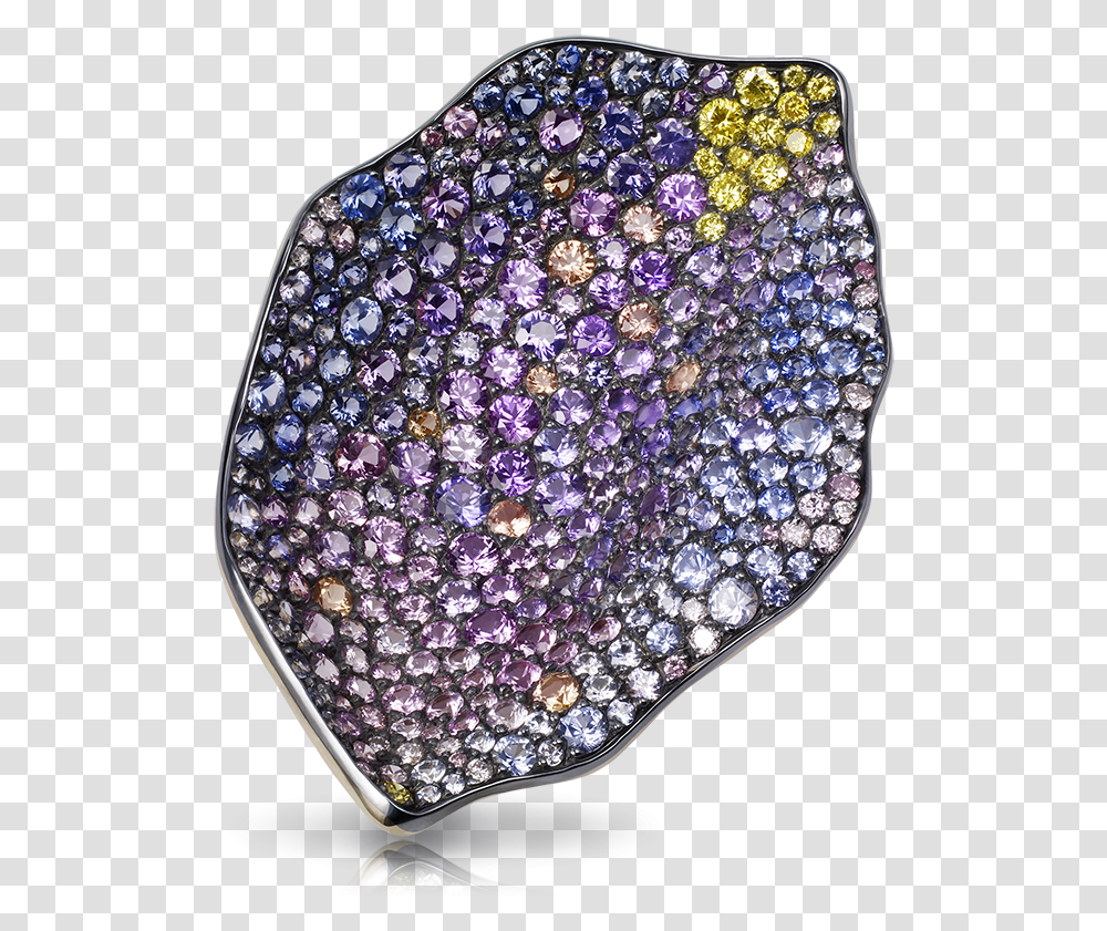 Faberg Purple Rose Petal Pendant Features 345 Stones, Gemstone, Jewelry, Accessories, Accessory Transparent Png