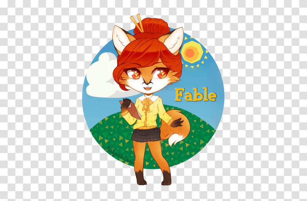 Fable Animal Crossing Oc Weasyl, Person, Poster Transparent Png