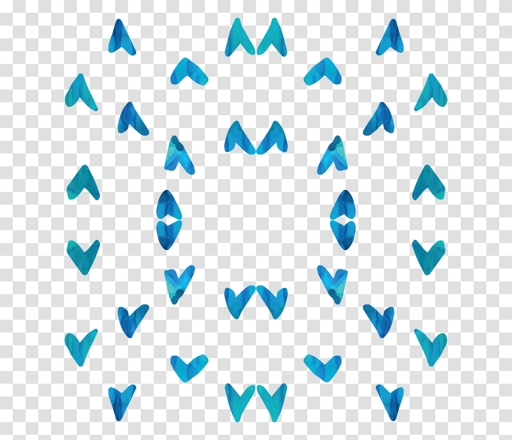 Fabric Clipart Blue Watercolor Hearts, Paper, Triangle, Face, Confetti Transparent Png