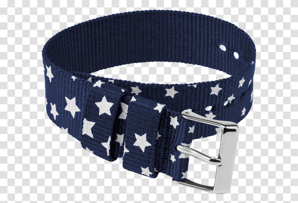 Fabric Single Layer Slip Thru Strap With Stars Belt, Accessories, Accessory, Buckle, Collar Transparent Png