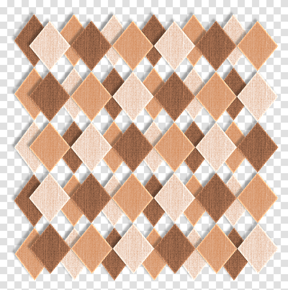 Fabric Texture Geometric Beige Brown Tan Pattern Texture Mesh Cloth, Rug Transparent Png