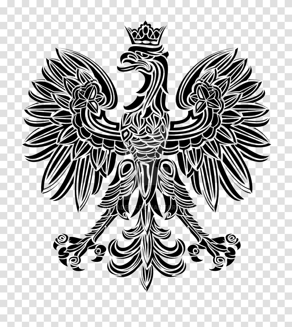 Fabulous Black Polish Eagle Tattoo, Logo, Trademark Transparent Png