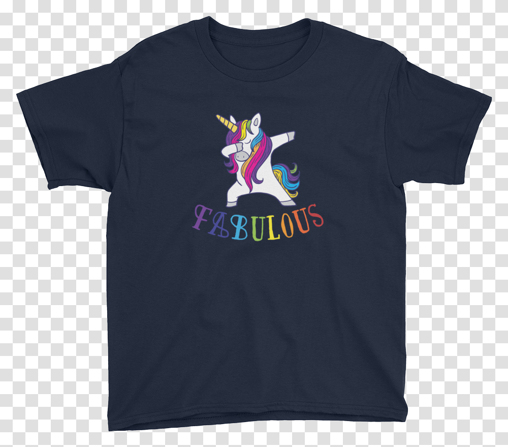 Fabulous Dabbing Unicorn Kids Tee Discord Hack Week Shirt, Clothing, Apparel, T-Shirt, Sleeve Transparent Png