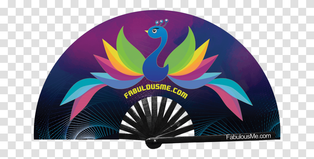 Fabulousme Peacock Logo Fan Glow Decorative, Graphics, Art, Poster, Advertisement Transparent Png