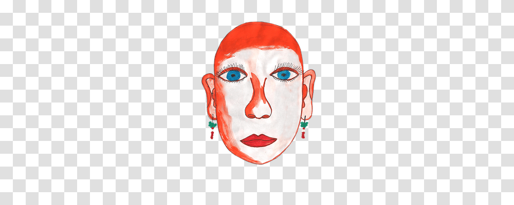 Face Person, Performer, Human, Clown Transparent Png