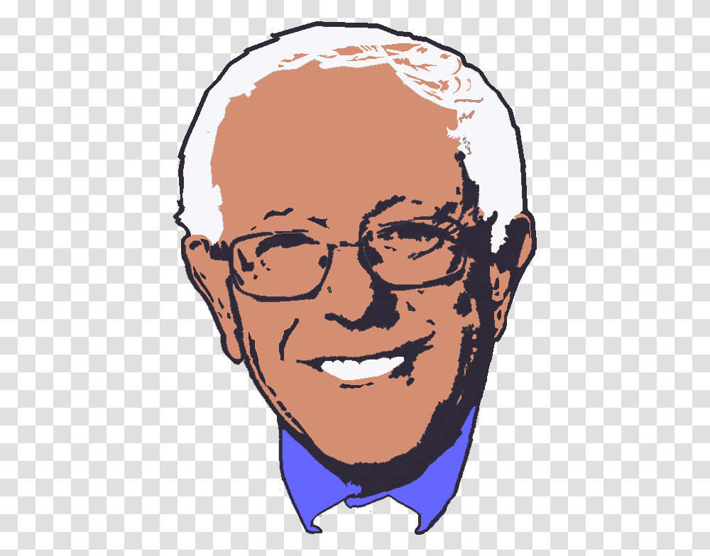 Face Bernie Sanders, Head, Poster, Advertisement, Smile Transparent Png