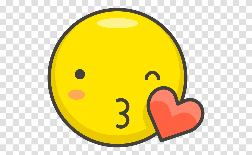 Face Blowing A Kiss Emoji Kiss Icon, Number, Giant Panda Transparent Png