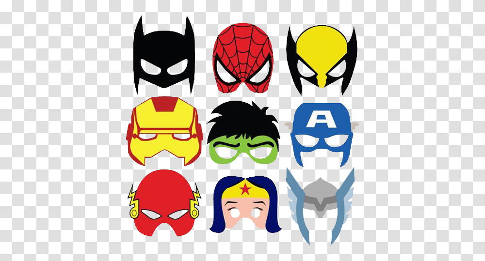 Face Clipart Spider Man Superhero Iron Man Superhero Masks, Photo Booth, Hair, Head, Goggles Transparent Png