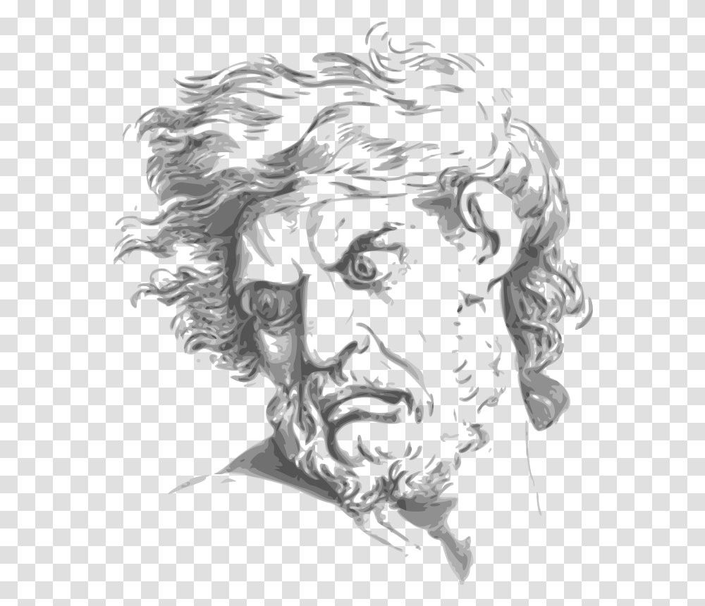 Face Expression 14 Man Gray, Emotion, Head Transparent Png