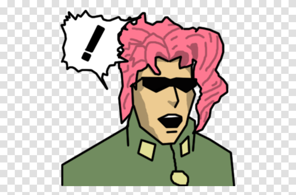 Face Facial Expression Man Pink Nose Clip Art Head Jc Denton Who's This Jojo, Hair, Poster, Advertisement, Hand Transparent Png