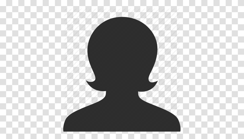 Face Female Head Person Profile Silhouette User Woman Icon, Lamp, Back, Kneeling Transparent Png