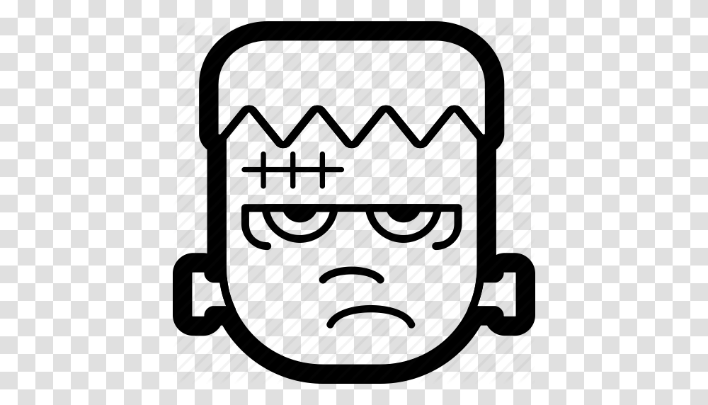 Face Frankenstein Halloween Head Monster Icon, Chair, Furniture, Bag, Swing Transparent Png