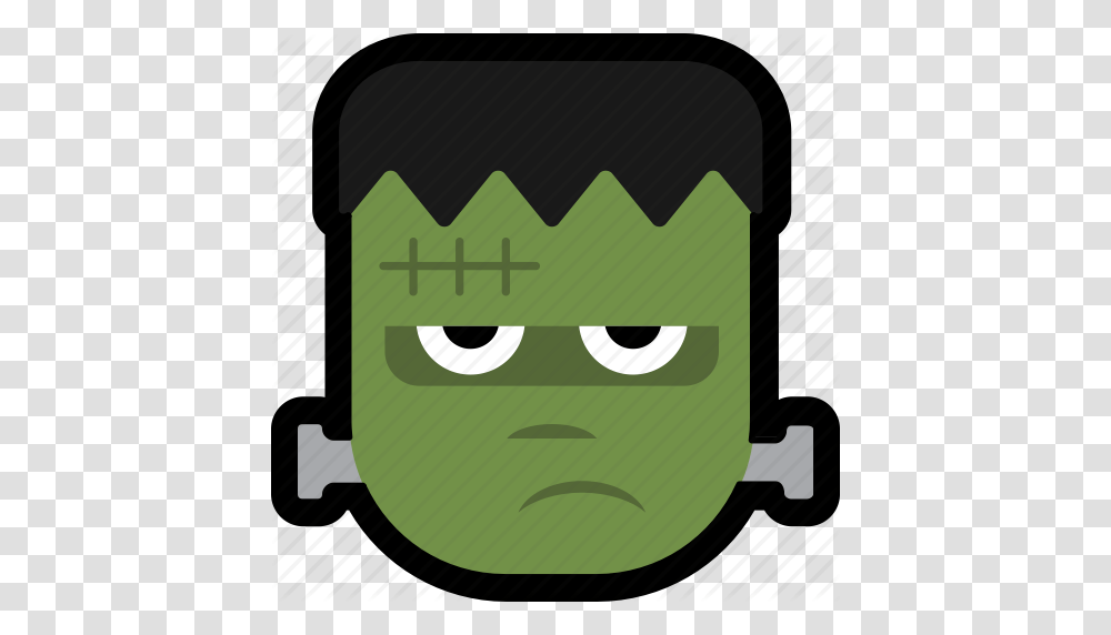 Face Frankenstein Halloween Monster Icon, Plant, Vegetation, Food, Label Transparent Png