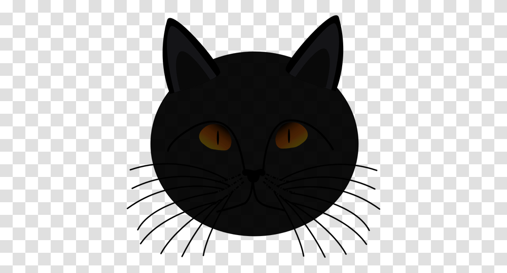 Face Free Clipart, Black Cat, Pet, Mammal, Animal Transparent Png