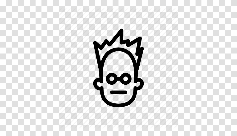 Face Haircut Head Mad Scientist Man Messy Hairs Sad Icon, Pottery, Tabletop, Coffee Cup Transparent Png