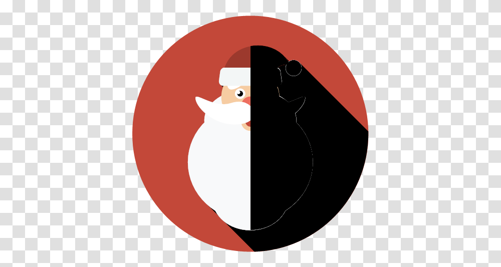 Face Hairy Holiday Santa Winter Xmas Icon Christmas Flat Ten, Snowman, Nature, Label, Text Transparent Png